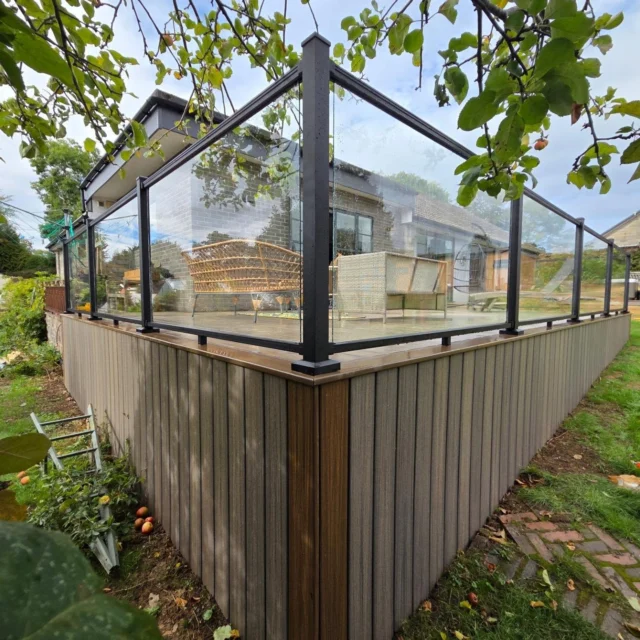 Thats a wrap for this composite decking project in Glascoed, Pontypool! Today we've been back to